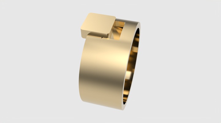 Minimalistic Simple Fashion Ring JDBCo 3D print model_23