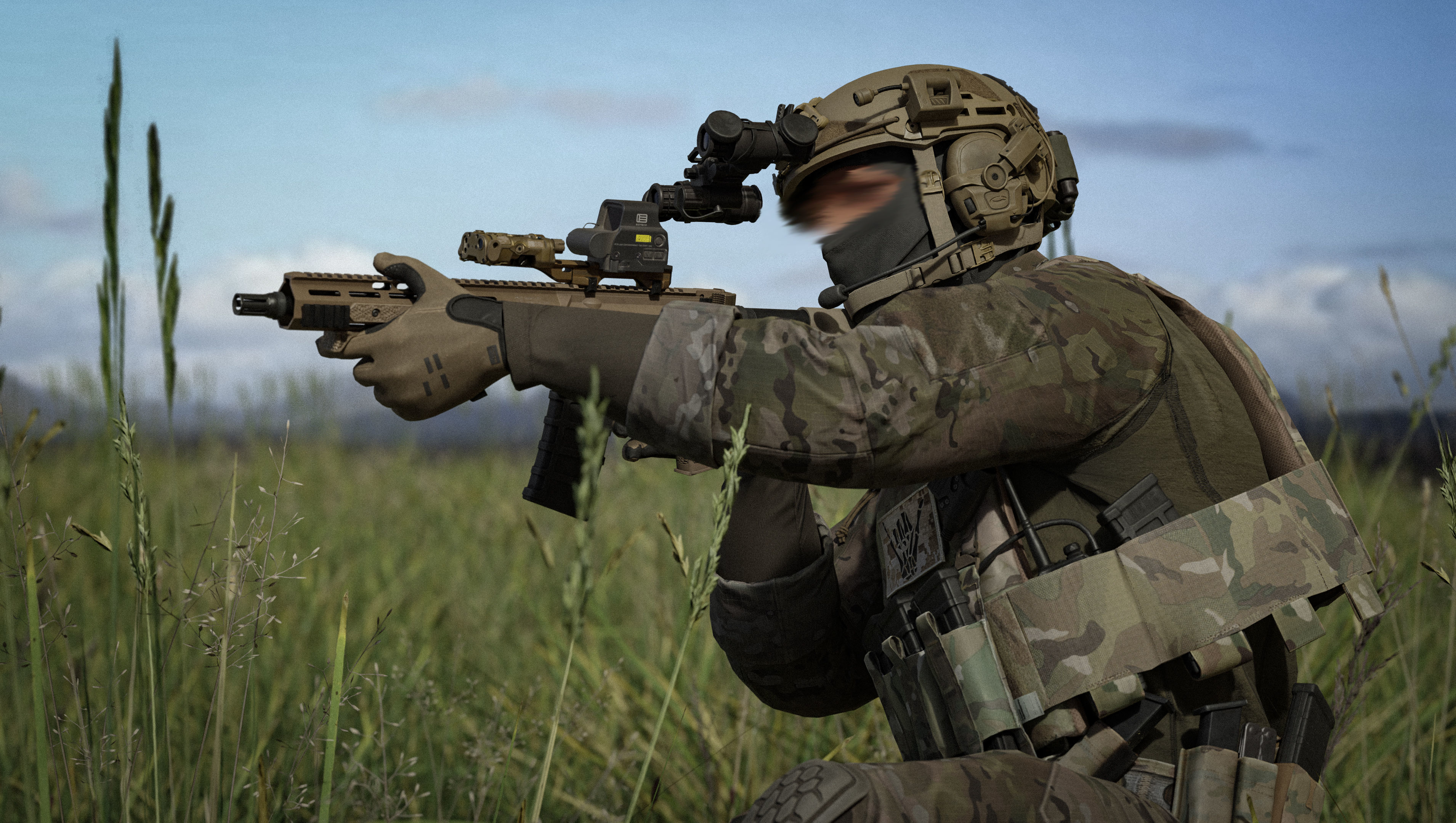 GAME READY RIGGED WESTERN SPECIAL OPERATIONS CHARACTER V4 Low-poly 3D model_2