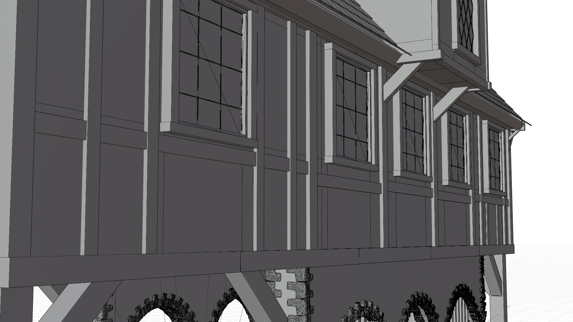 Medieval building 3D model_17