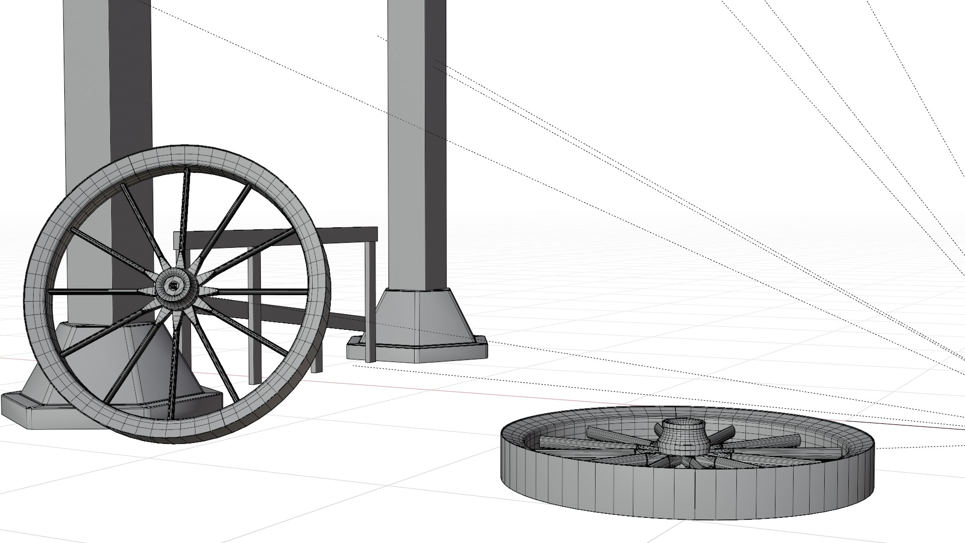 Medieval building 3D model_22