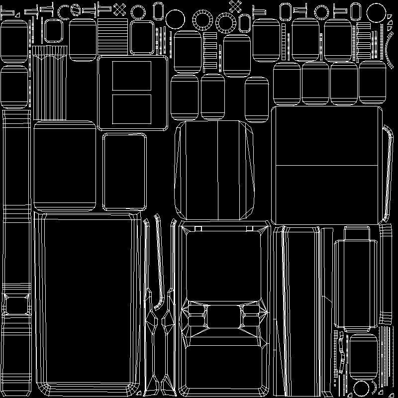 Walkie-Talkie Low-Poly Low-poly 3D model_19