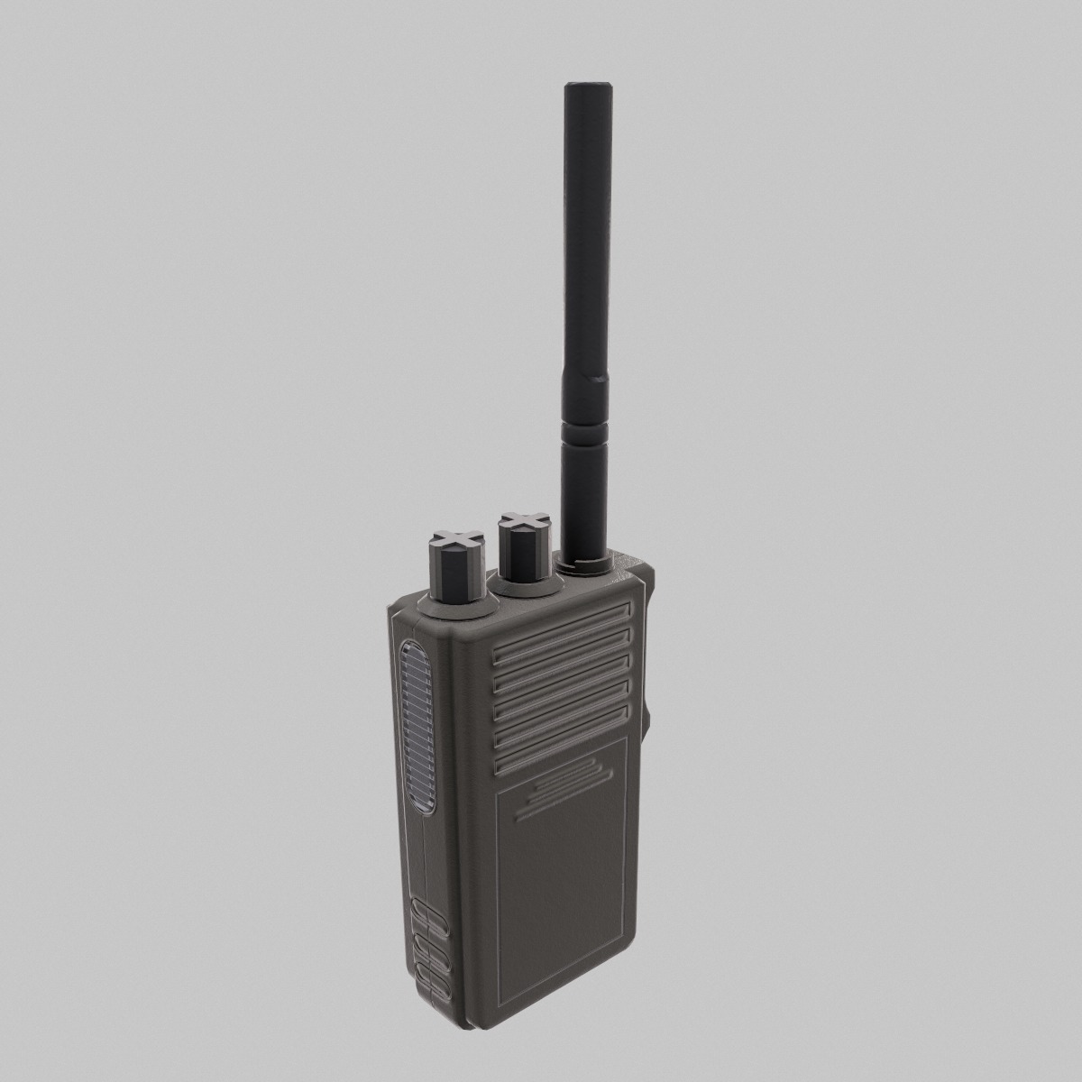 Walkie-Talkie Low-Poly Low-poly 3D model_6