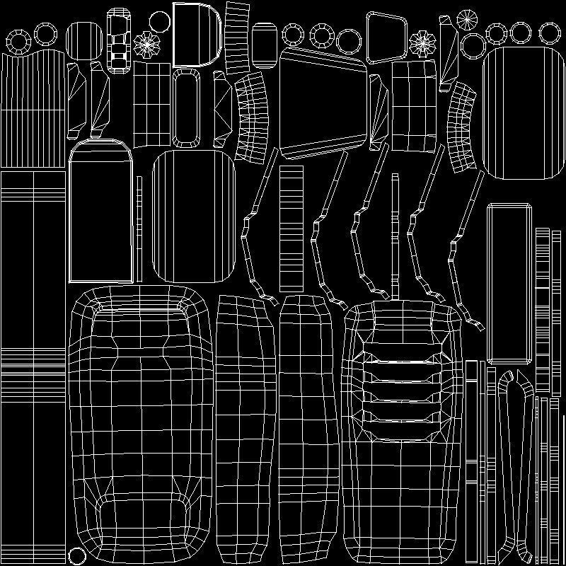 Walkie-Talkie Low-Poly Low-poly 3D model_19