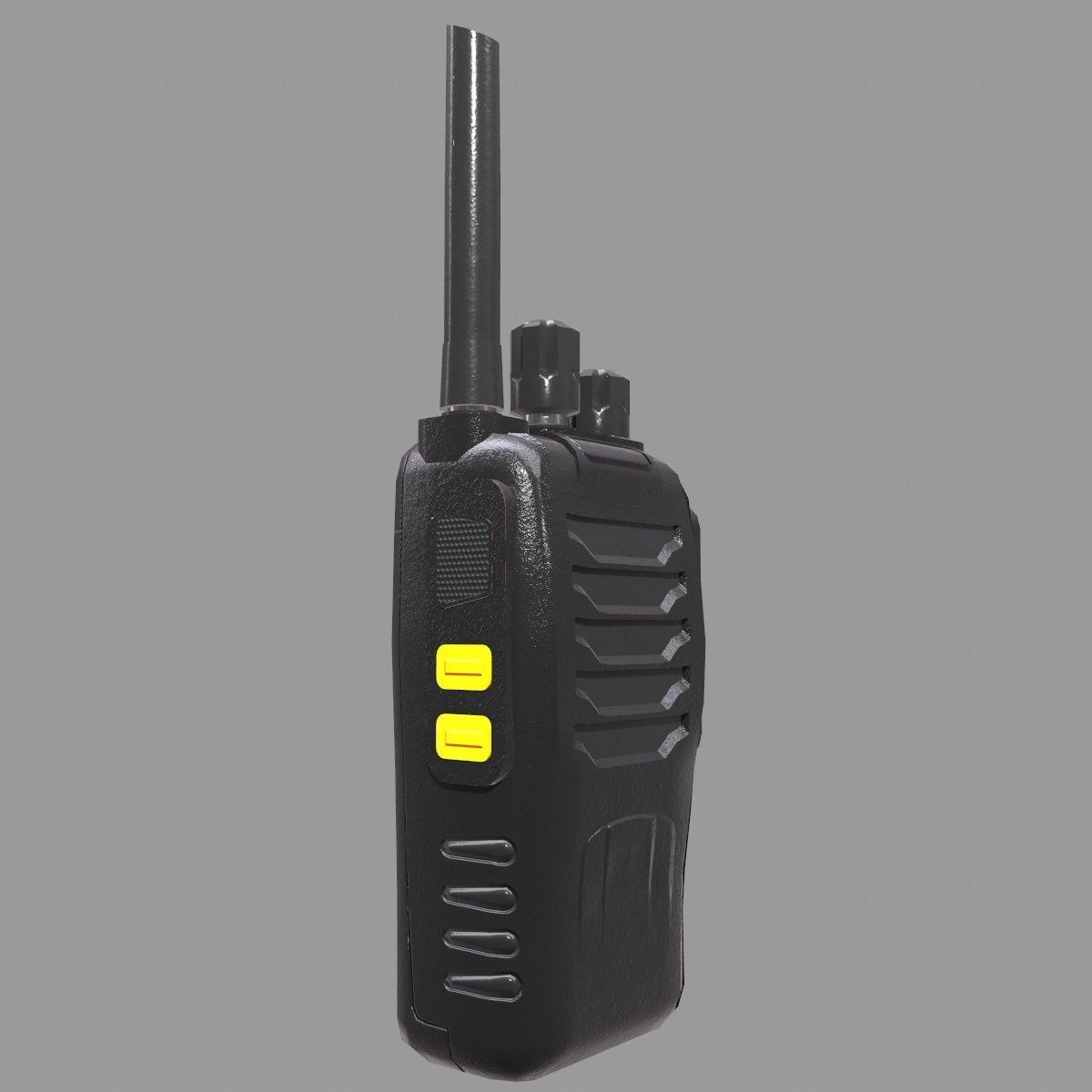 Walkie-Talkie Low-Poly Low-poly 3D model_3