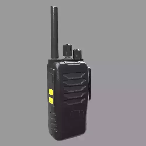 Walkie-Talkie Low-Poly Low-poly 3D model