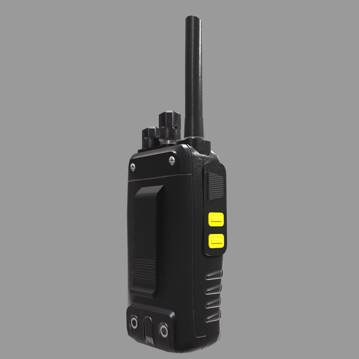 Walkie-Talkie Low-Poly Low-poly 3D model_2