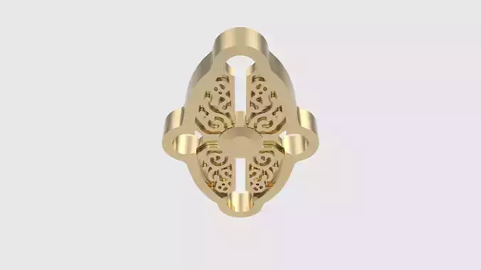 Ornate Floral Jewelry Component JDBCo