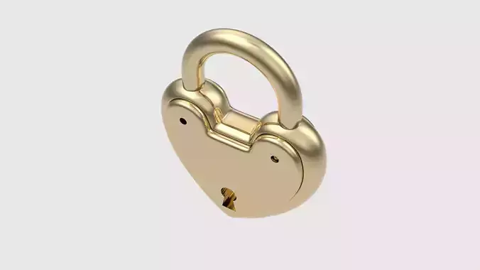 Heart Padlock Pendant JDBCo