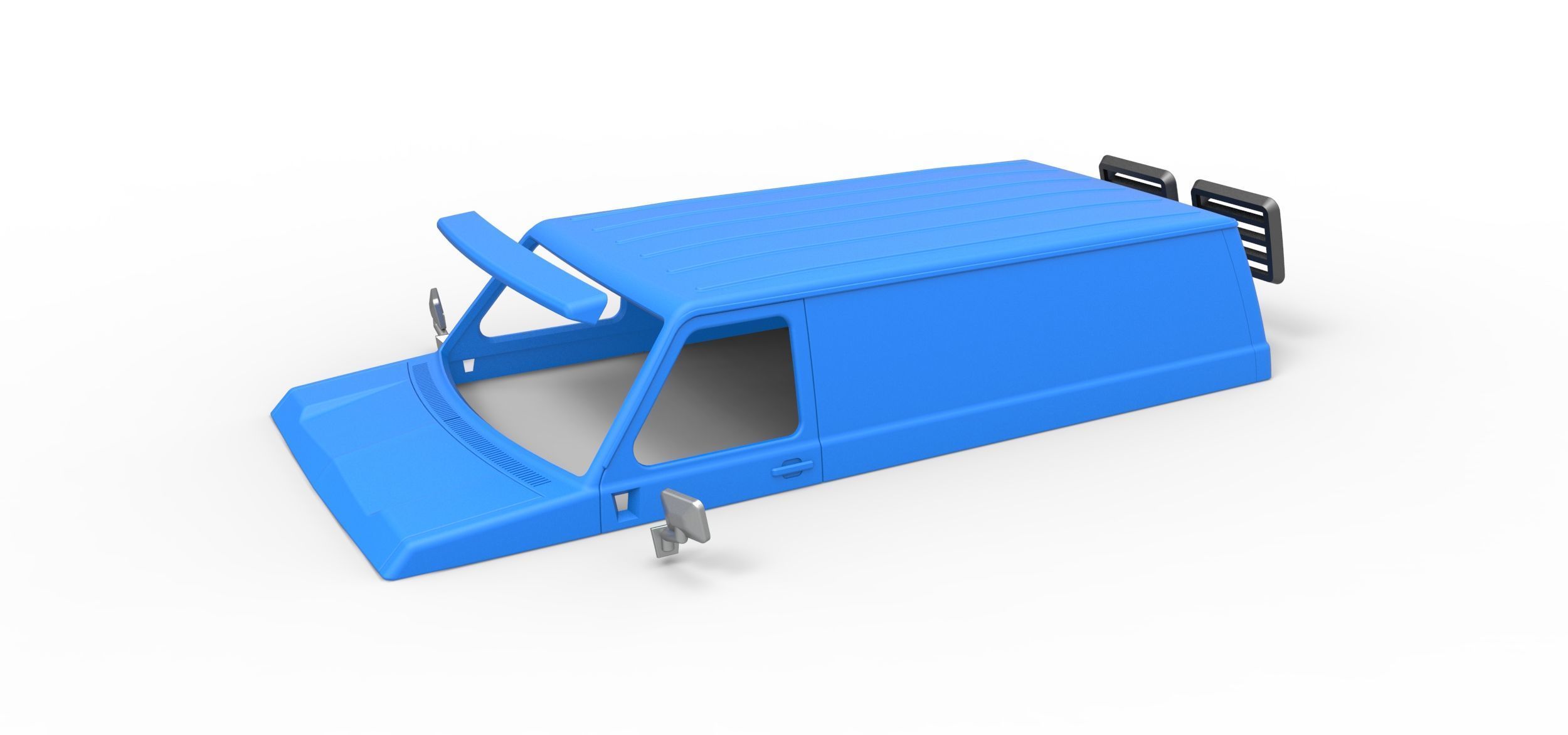 Shell for Vintage Monster tank Version 3 Scale 1 to 25 3D print model_15