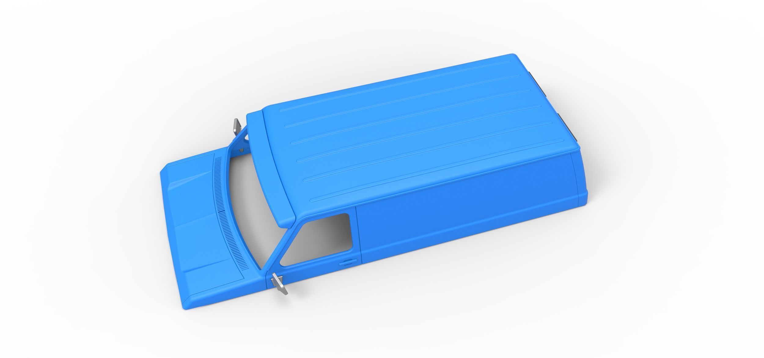 Shell for Vintage Monster tank Version 3 Scale 1 to 25 3D print model_2