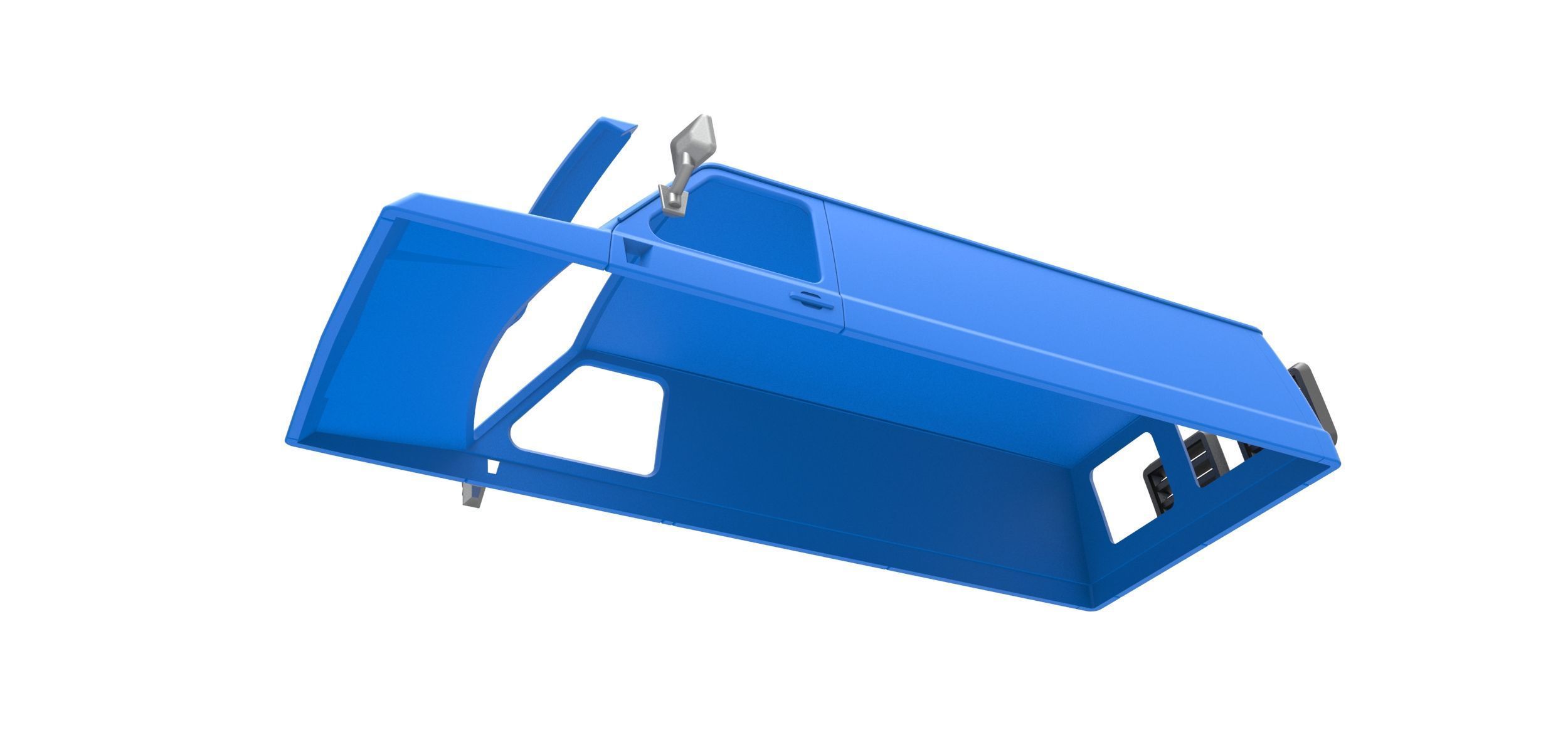 Shell for Vintage Monster tank Version 3 Scale 1 to 25 3D print model_16