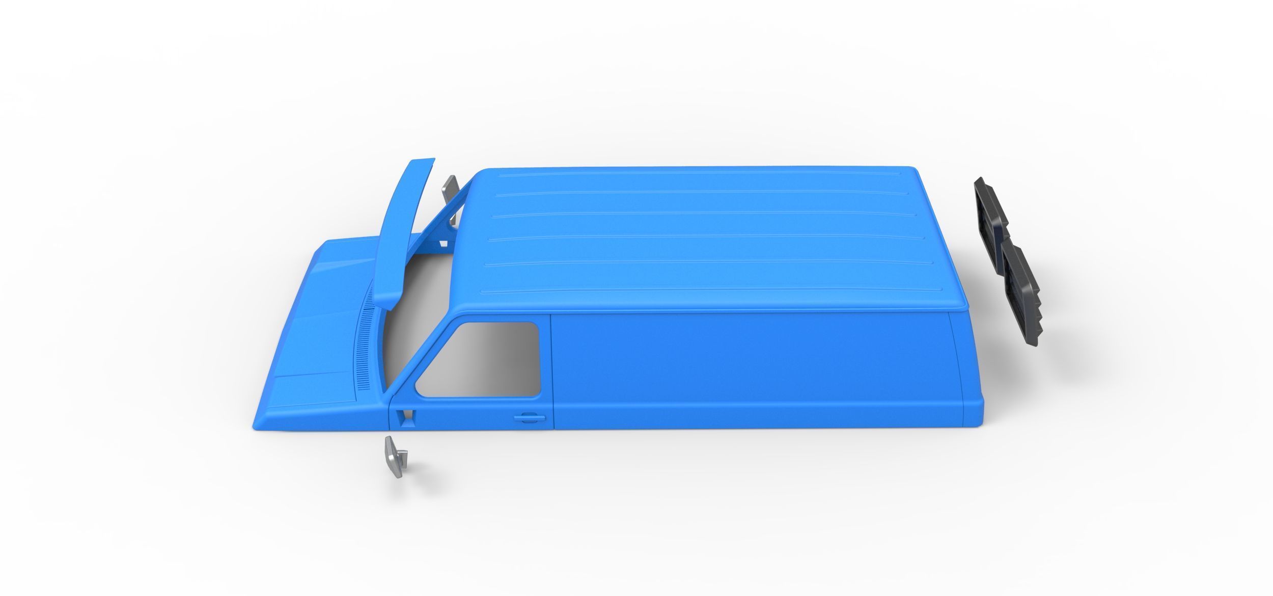 Shell for Vintage Monster tank Version 3 Scale 1 to 25 3D print model_19