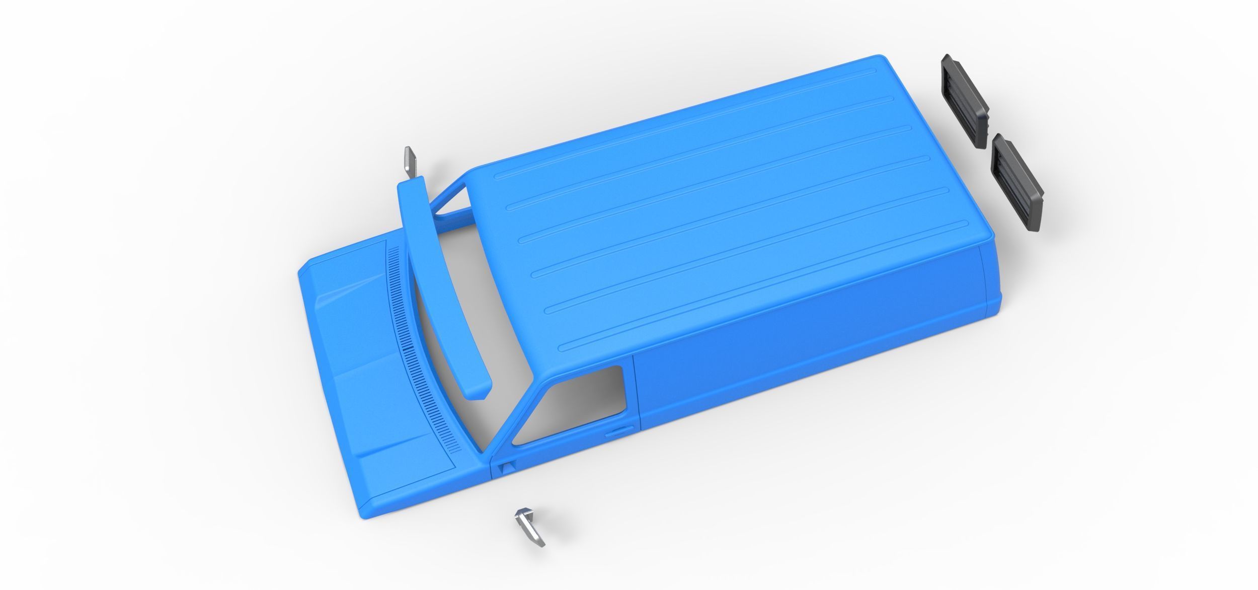 Shell for Vintage Monster tank Version 3 Scale 1 to 25 3D print model_17