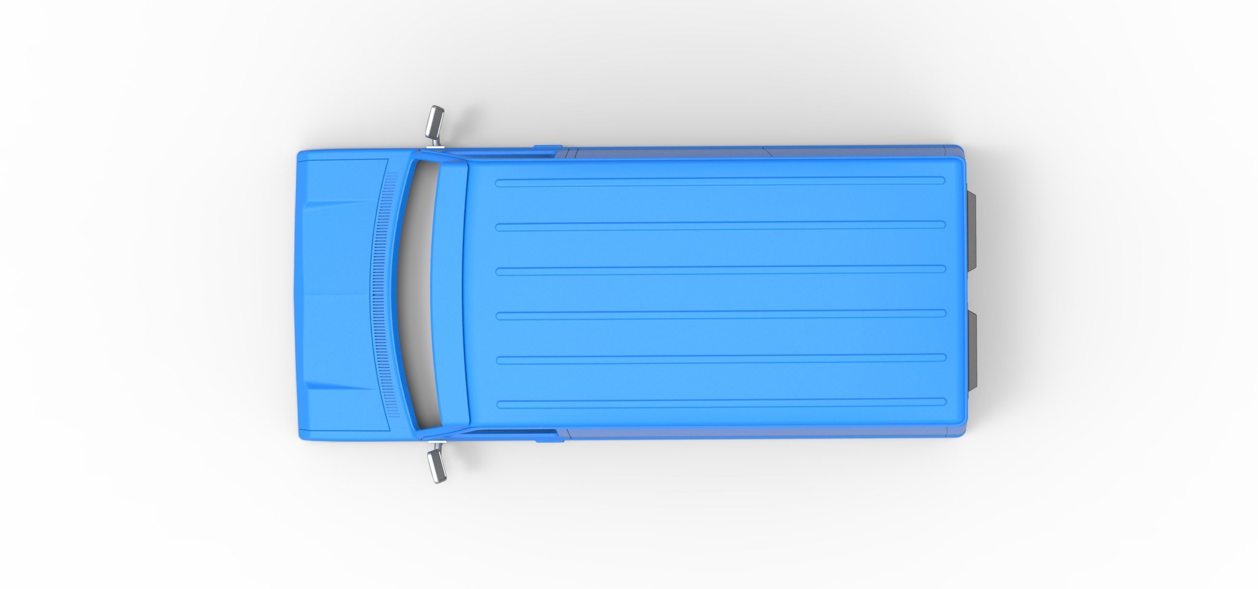 Shell for Vintage Monster tank Version 3 Scale 1 to 25 3D print model_8