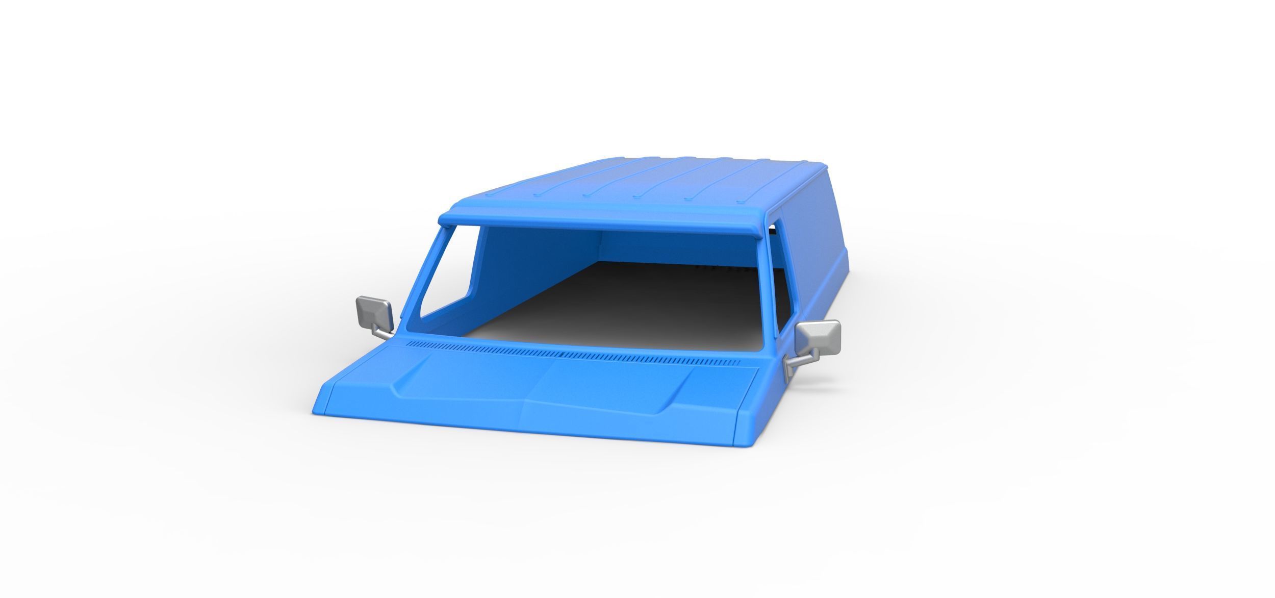 Shell for Vintage Monster tank Version 3 Scale 1 to 25 3D print model_3