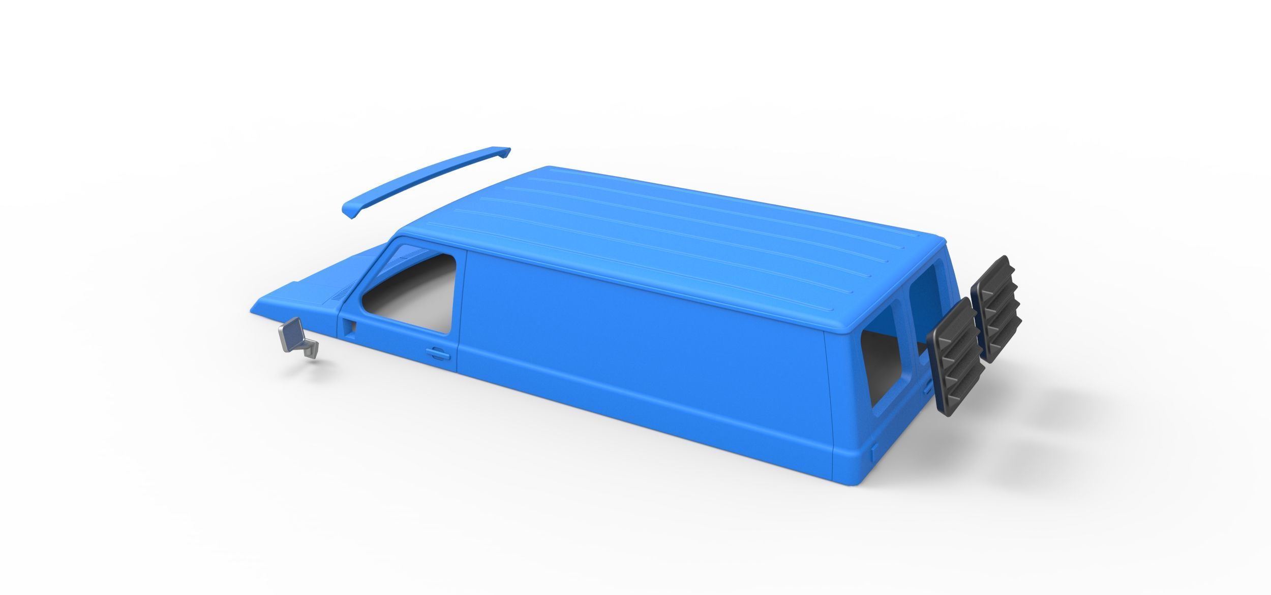 Shell for Vintage Monster tank Version 3 Scale 1 to 25 3D print model_20