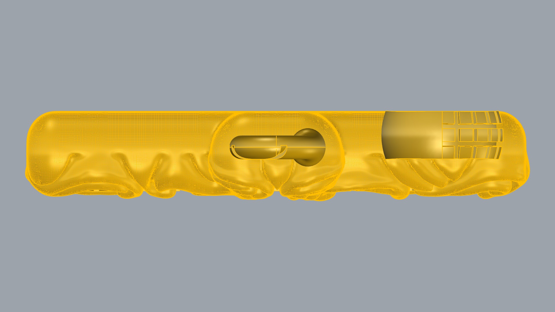 Floral Pattern Cross Pendant JDBCo 3D print model_12