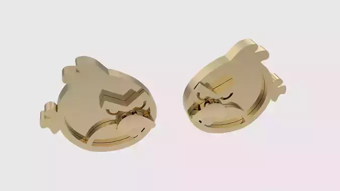 Angry Birds Shaped Earrings JDBCo