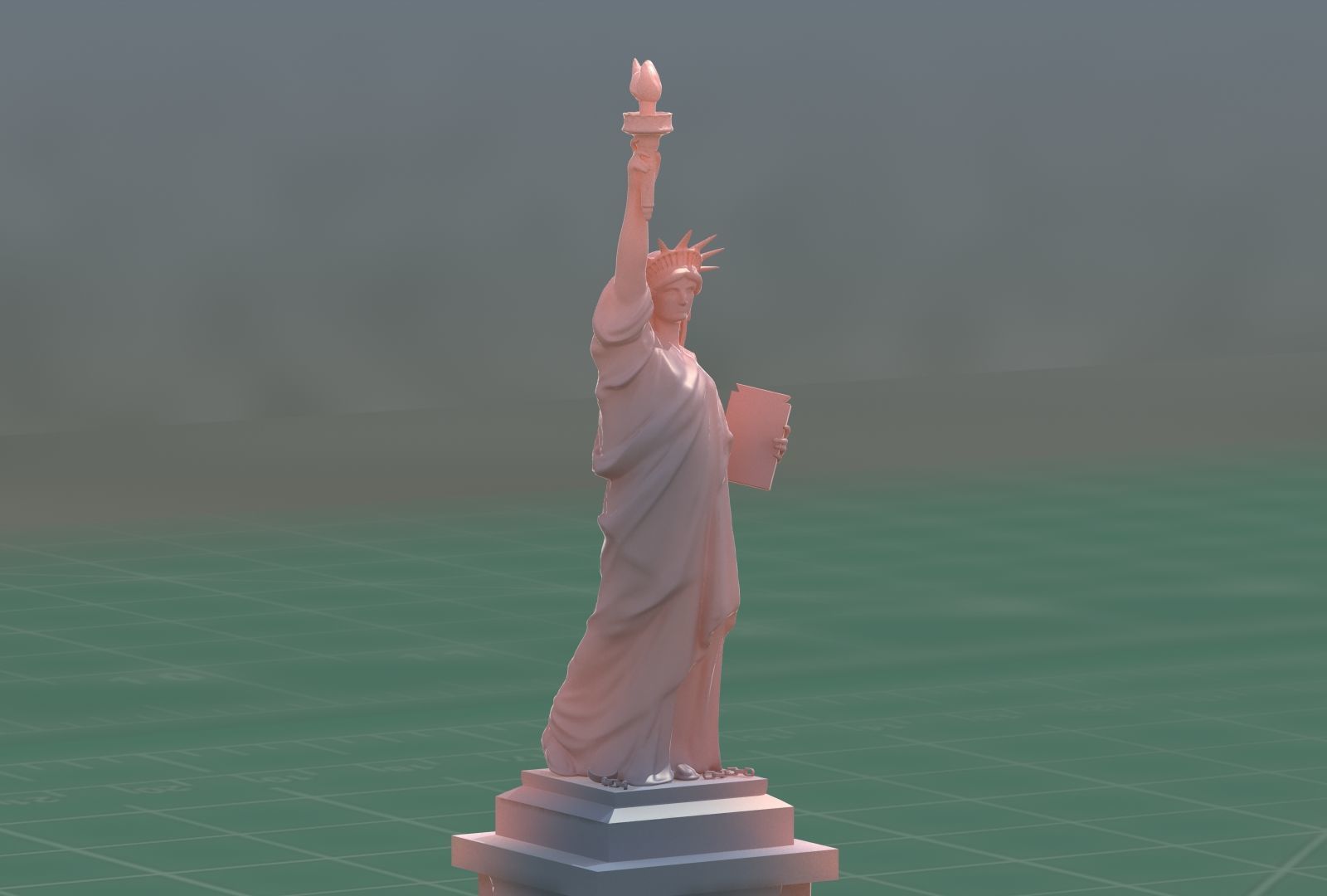 Statue of Liberty NYC 3D Print Model 3D print model_5