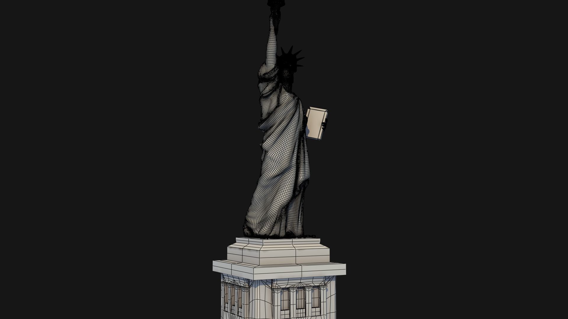 Statue of Liberty NYC 3D Print Model 3D print model_30