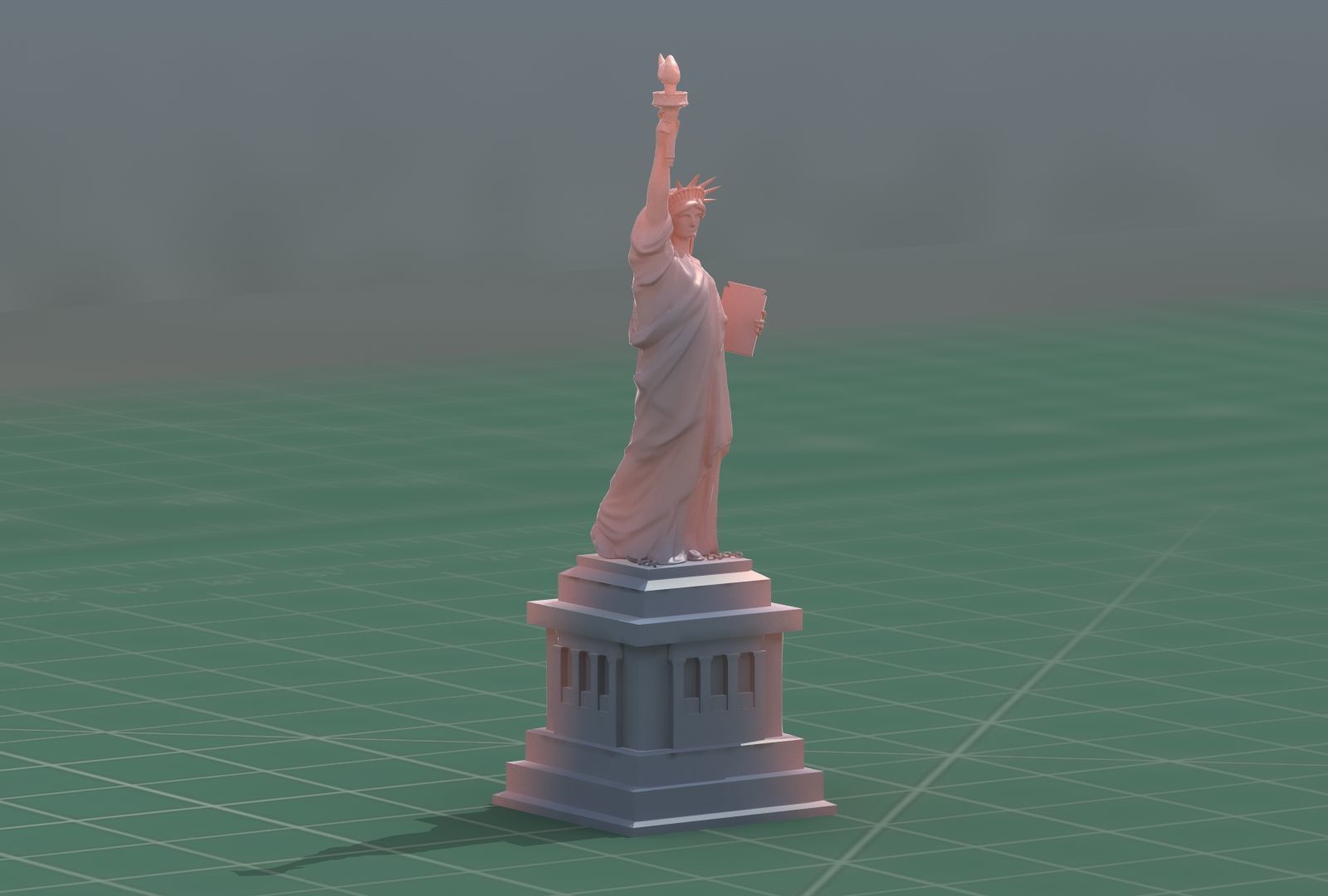 Statue of Liberty NYC 3D Print Model 3D print model_16