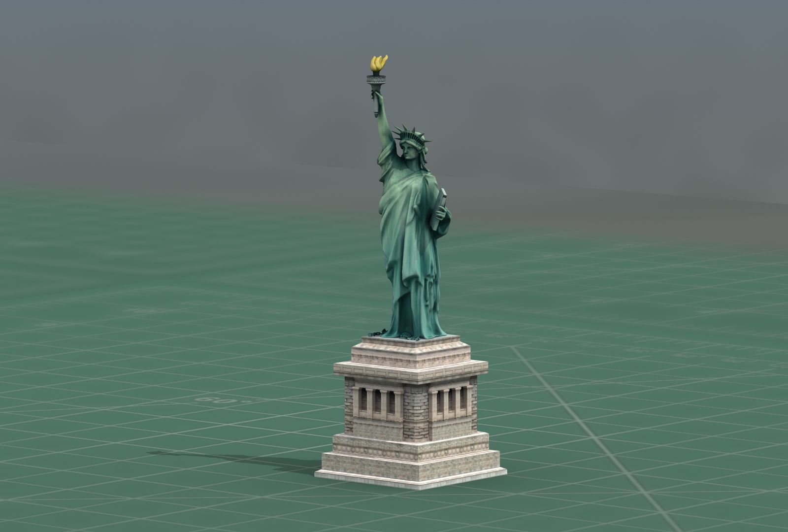 Statue of Liberty NYC 3D Print Model 3D print model_17