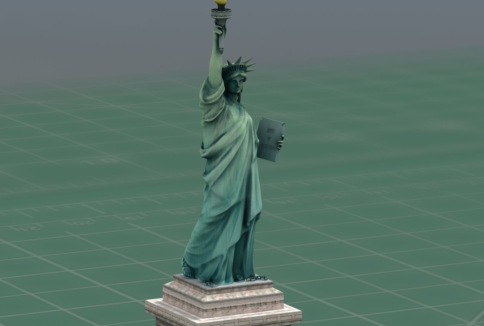 Statue of Liberty NYC 3D Print Model 3D print model_18