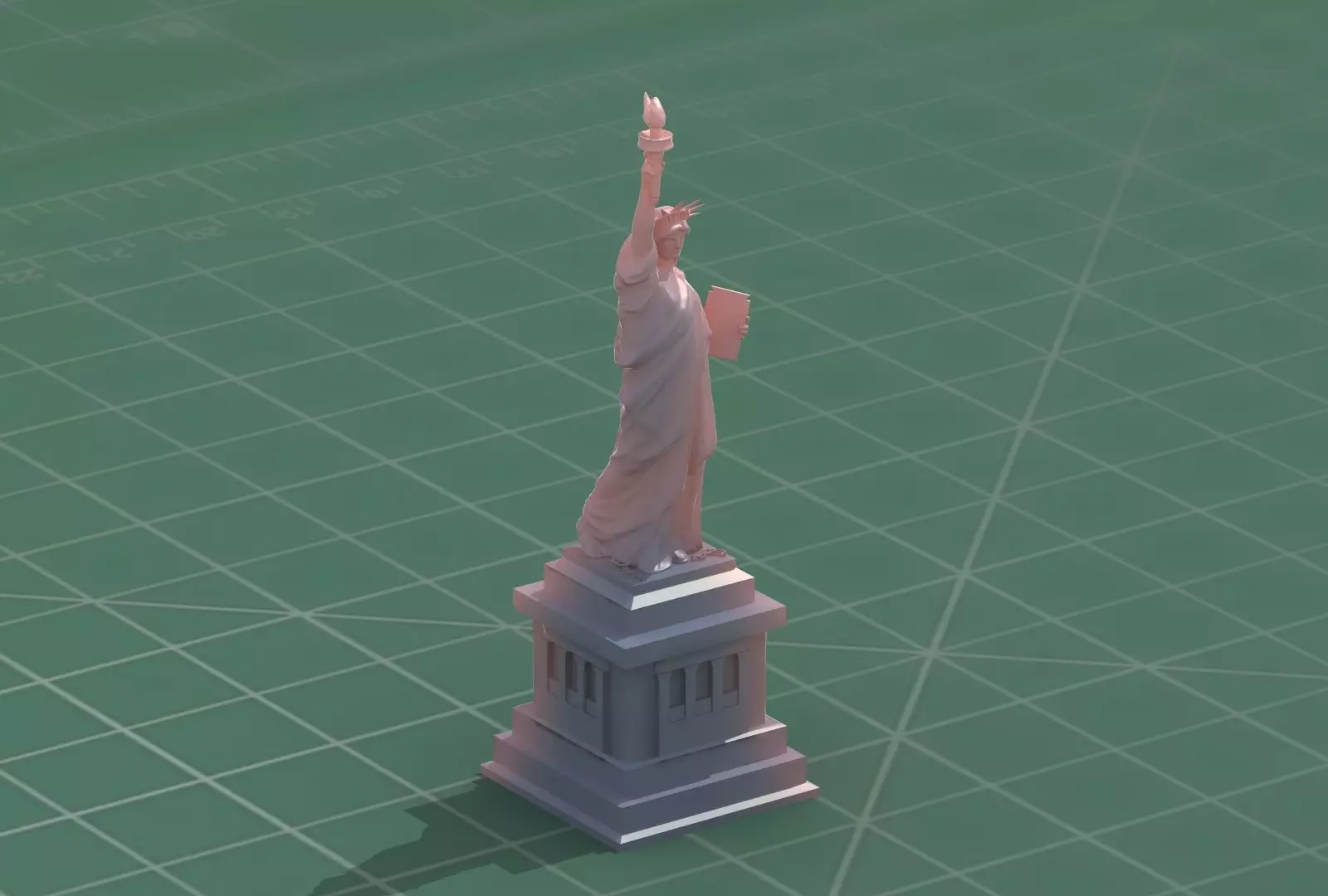 Statue of Liberty NYC 3D Print Model 3D print model_0