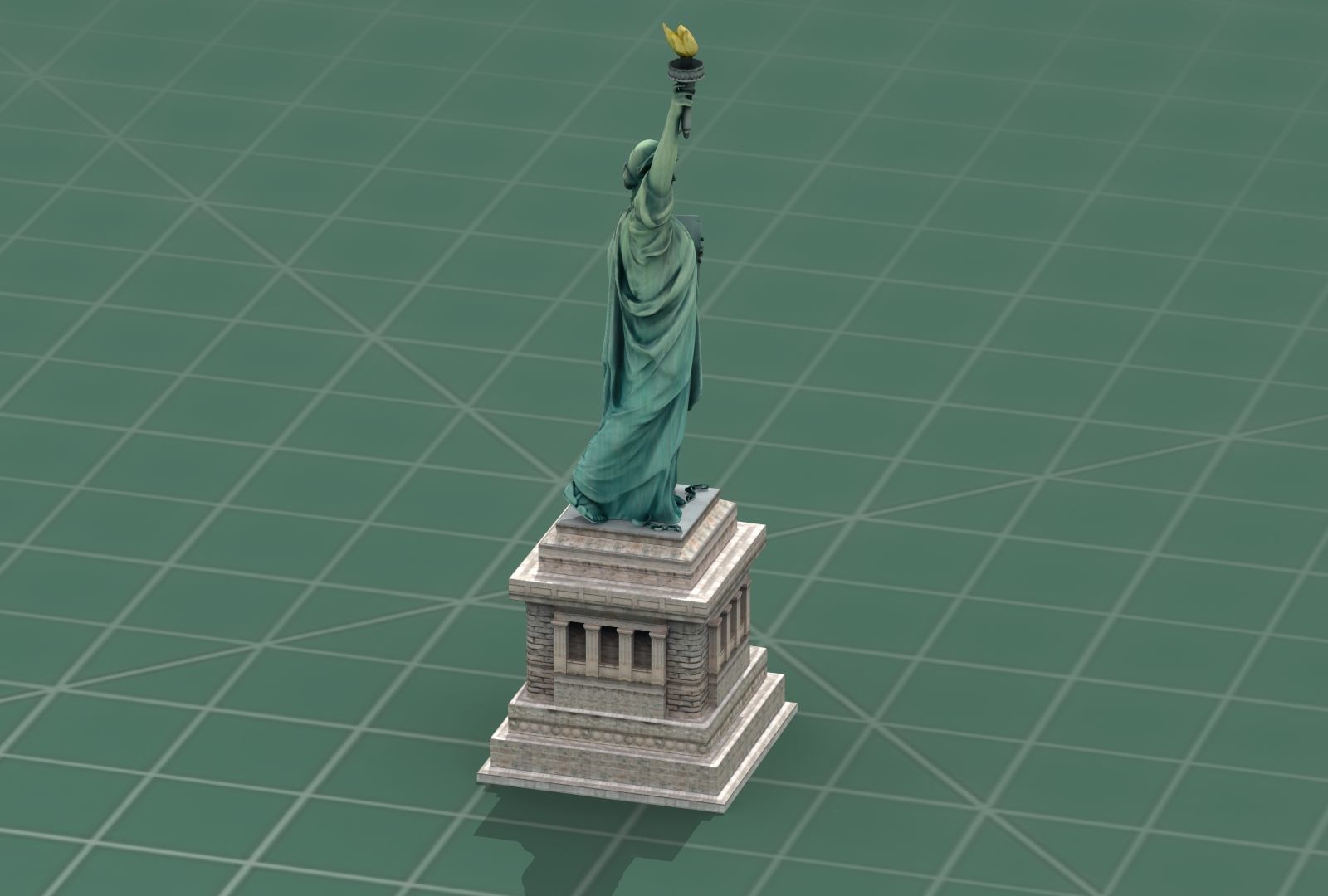 Statue of Liberty NYC 3D Print Model 3D print model_6