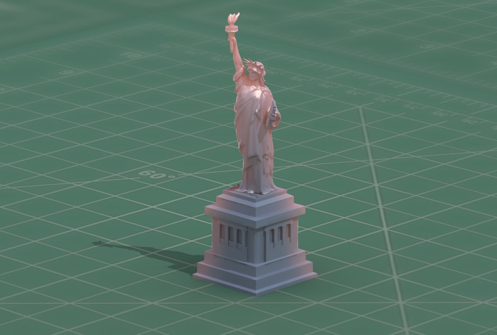 Statue of Liberty NYC 3D Print Model 3D print model_19