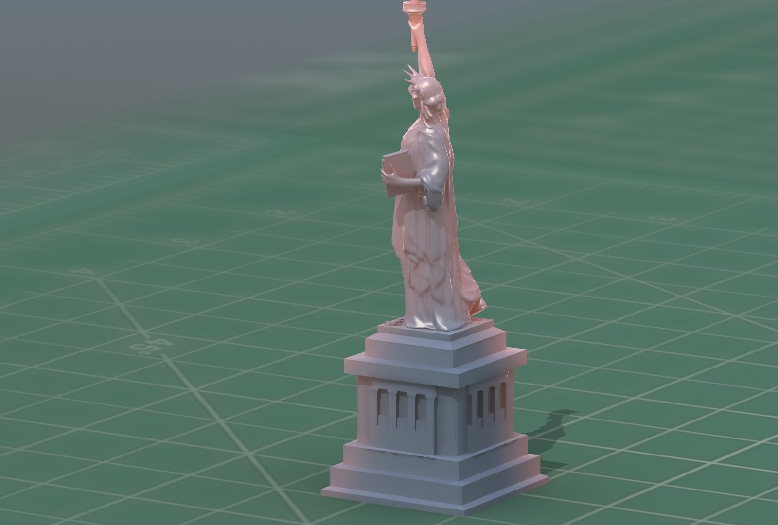 Statue of Liberty NYC 3D Print Model 3D print model_22