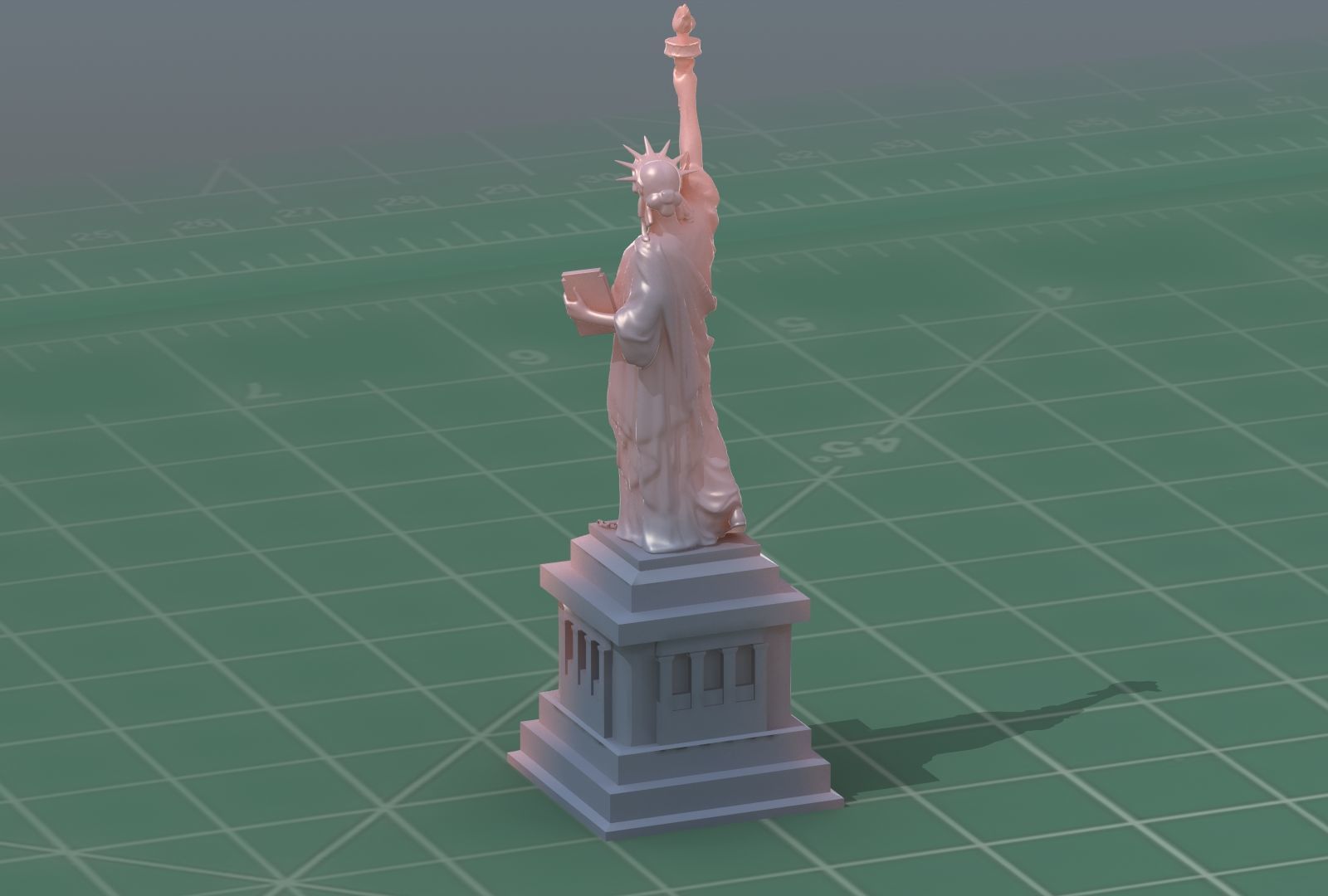 Statue of Liberty NYC 3D Print Model 3D print model_3