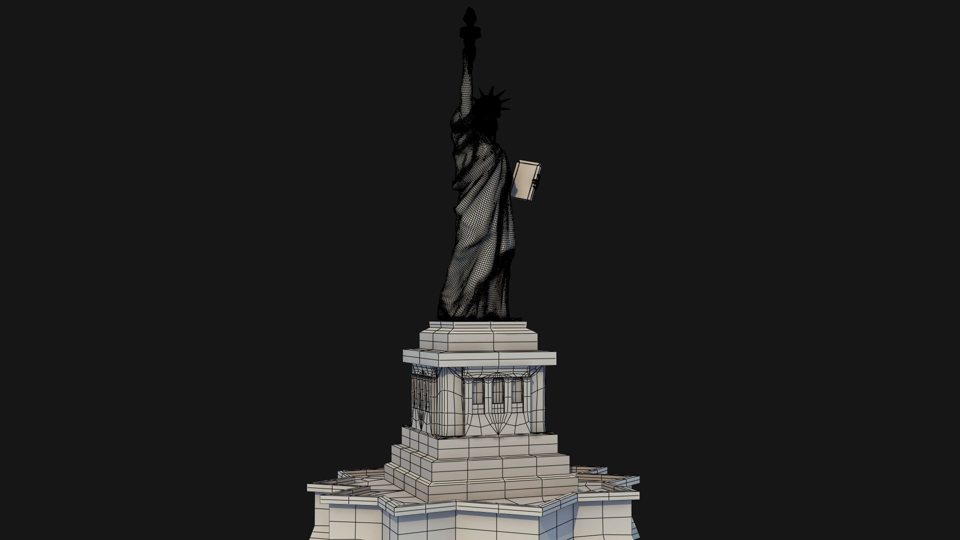 Statue of Liberty NYC 3D Print Model 3D print model_28