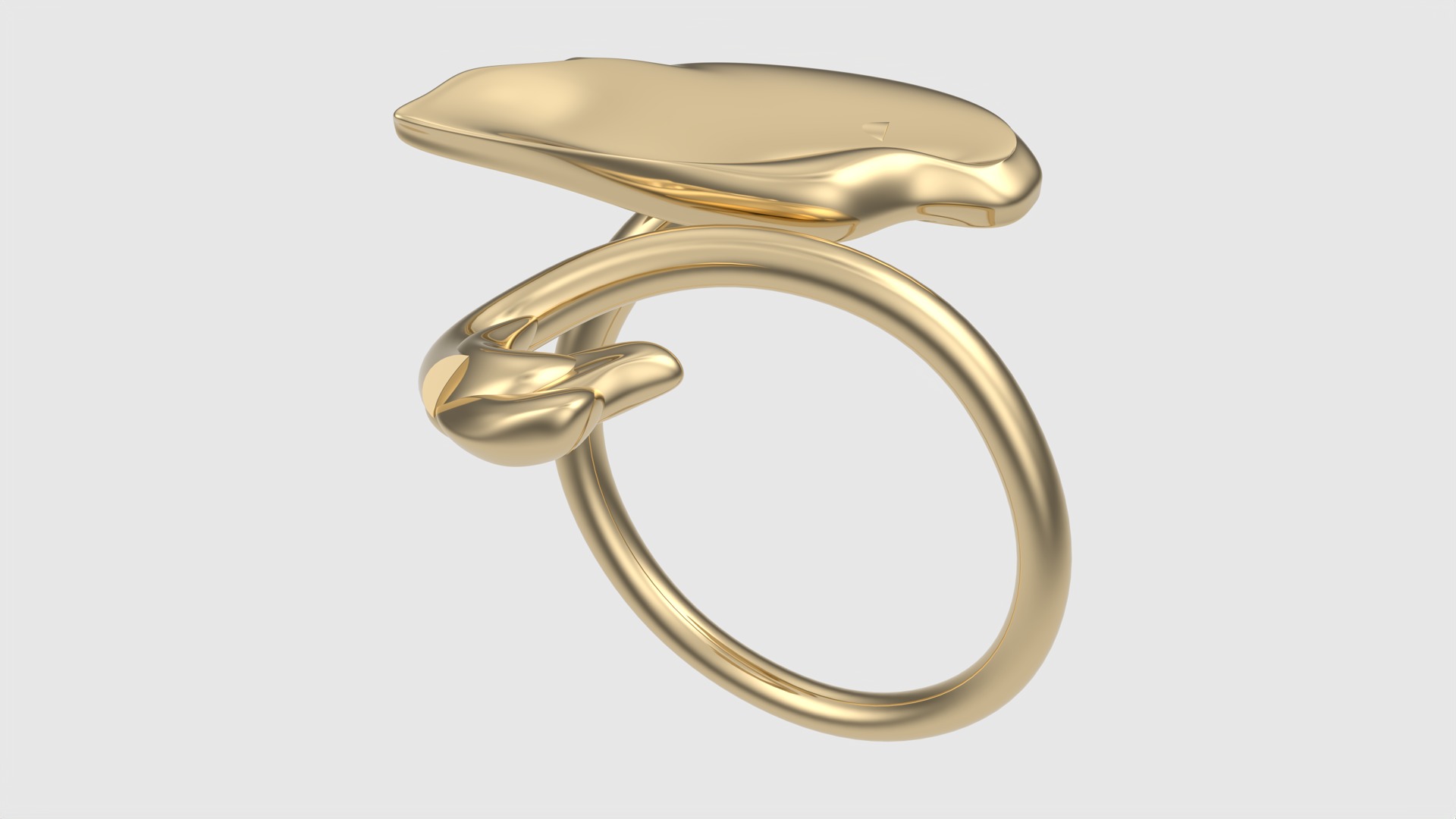 Swan-Shaped Elegant Ring JDBCo 3D print model_26