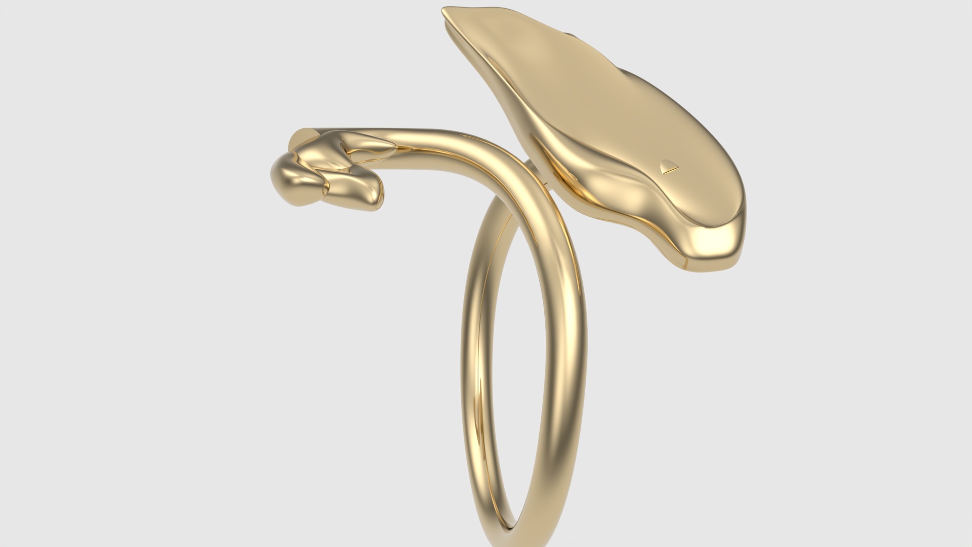 Swan-Shaped Elegant Ring JDBCo 3D print model_24