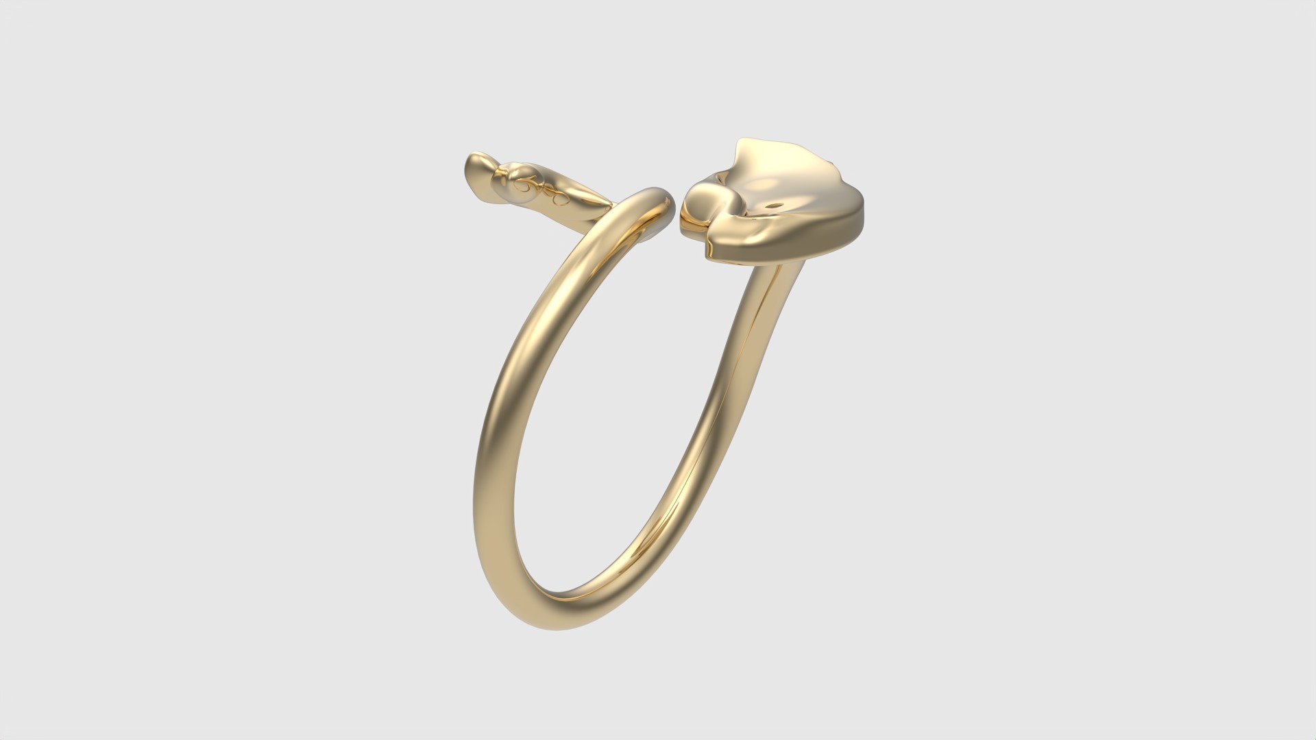Swan-Shaped Elegant Ring JDBCo 3D print model_18