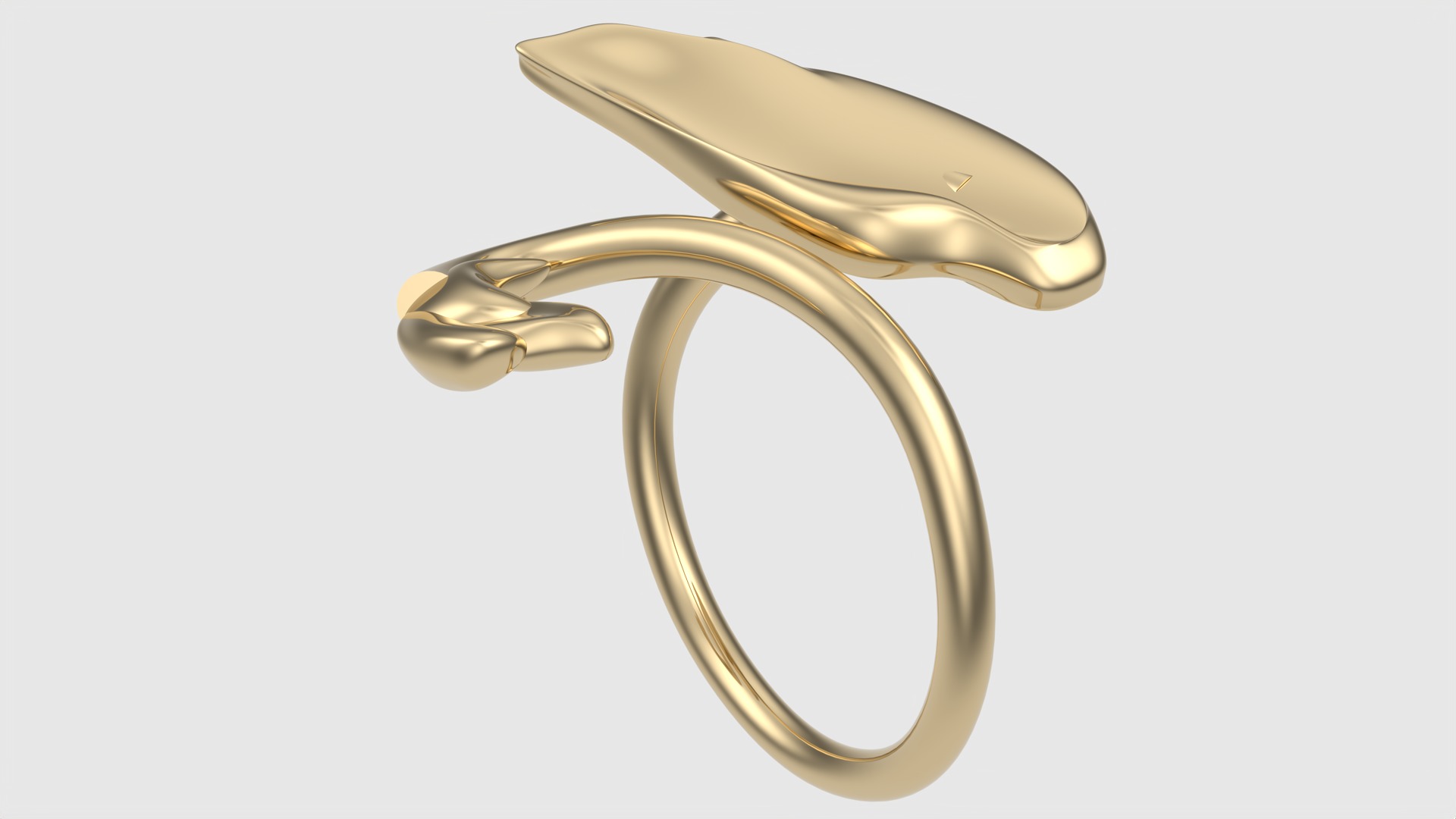 Swan-Shaped Elegant Ring JDBCo 3D print model_25