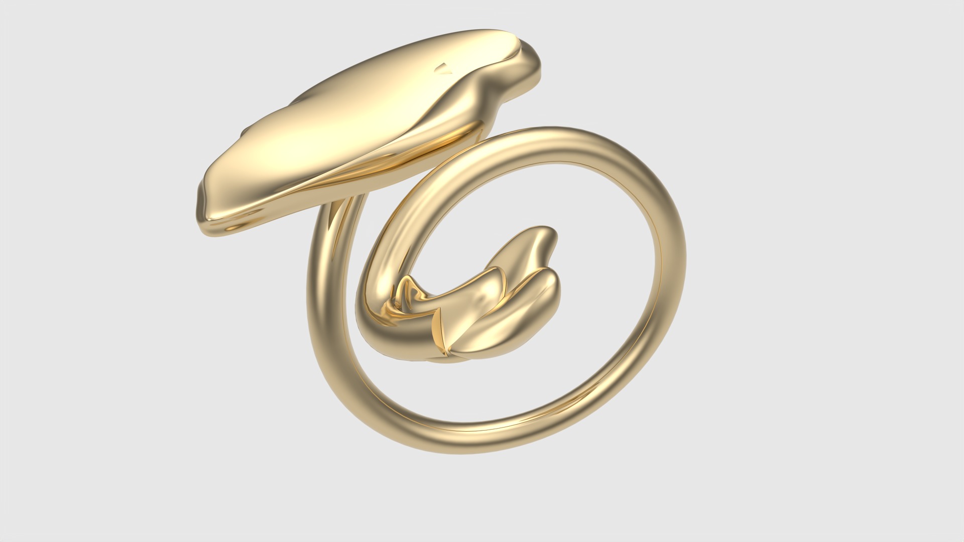 Swan-Shaped Elegant Ring JDBCo 3D print model_28