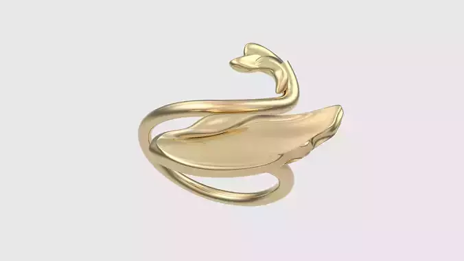 Swan-Shaped Elegant Ring JDBCo