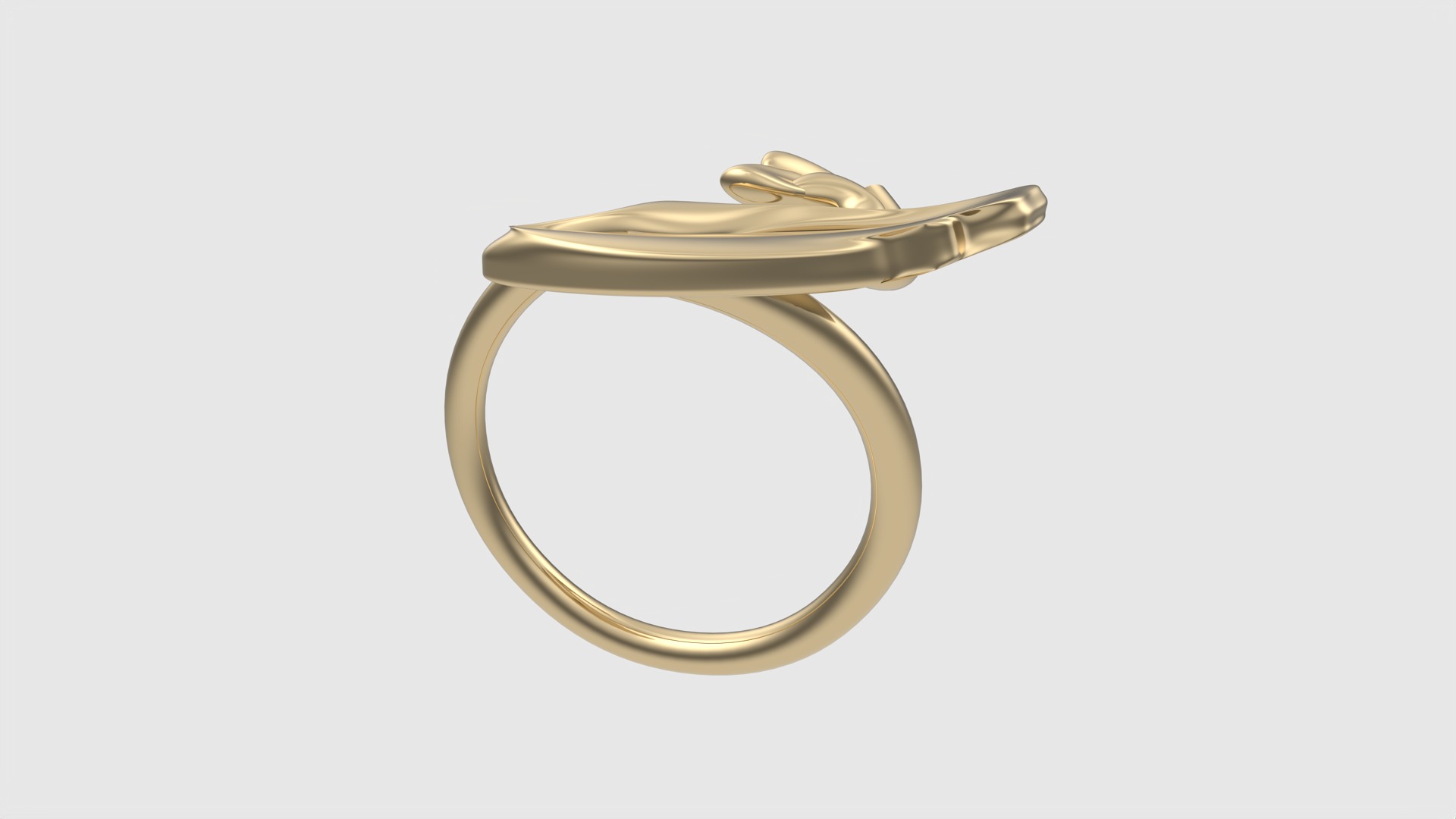 Swan-Shaped Elegant Ring JDBCo 3D print model_14
