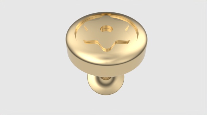 Starry Elegance Cuff-link JDBCo 3D print model_20