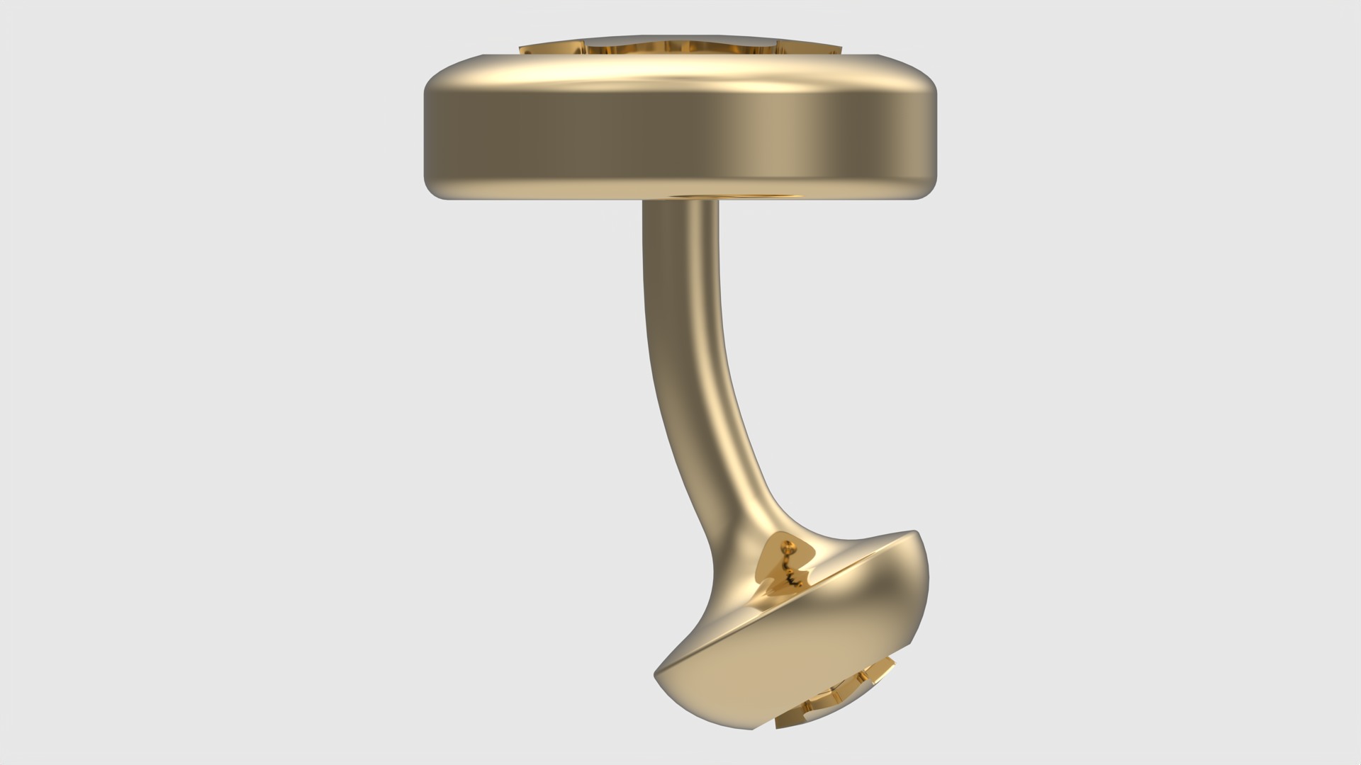 Starry Elegance Cuff-link JDBCo 3D print model_4