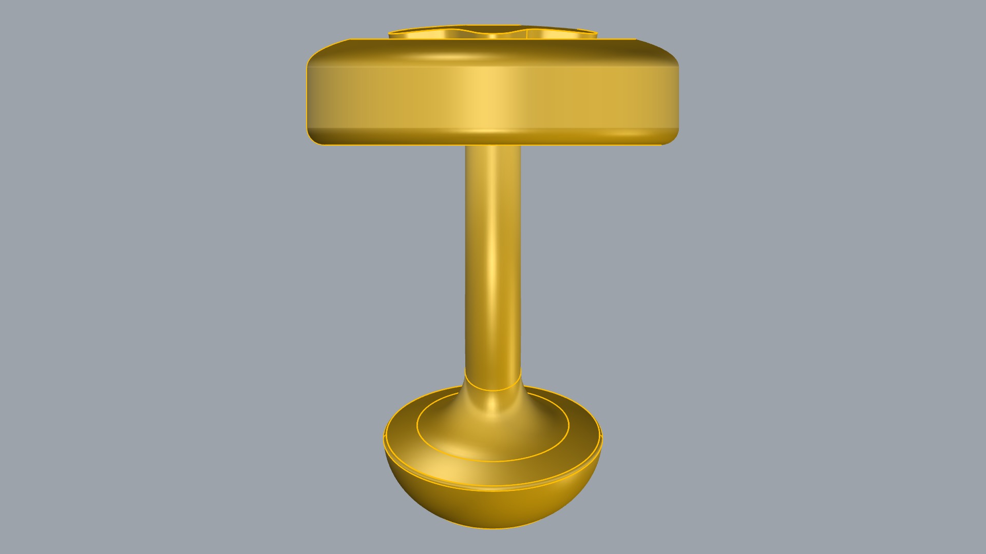 Starry Elegance Cuff-link JDBCo 3D print model_8