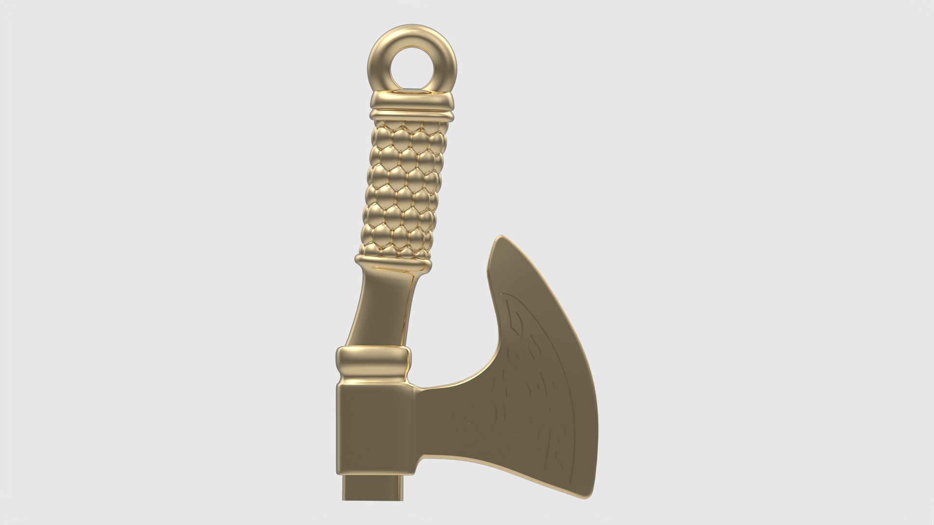 Ancient Slavic Axe Pendant JDBCo Free 3D print model_3