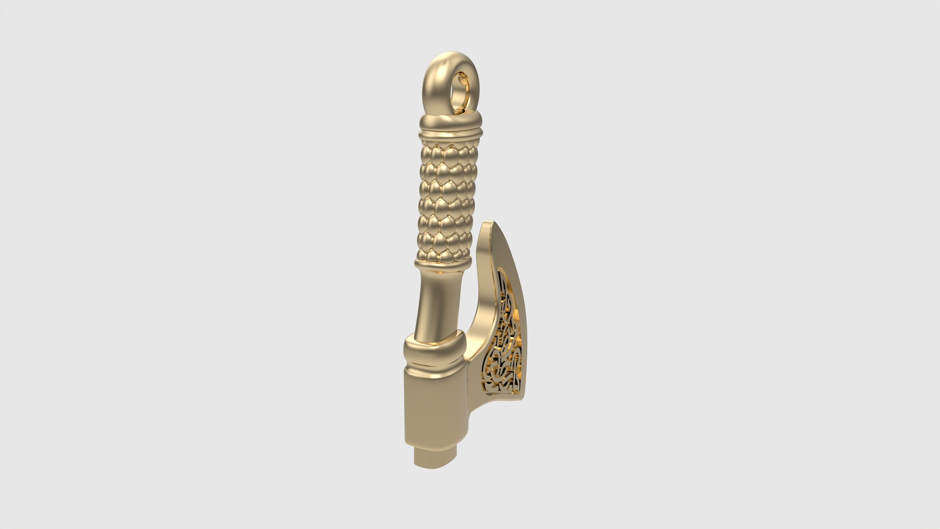 Ancient Slavic Axe Pendant JDBCo Free 3D print model_17