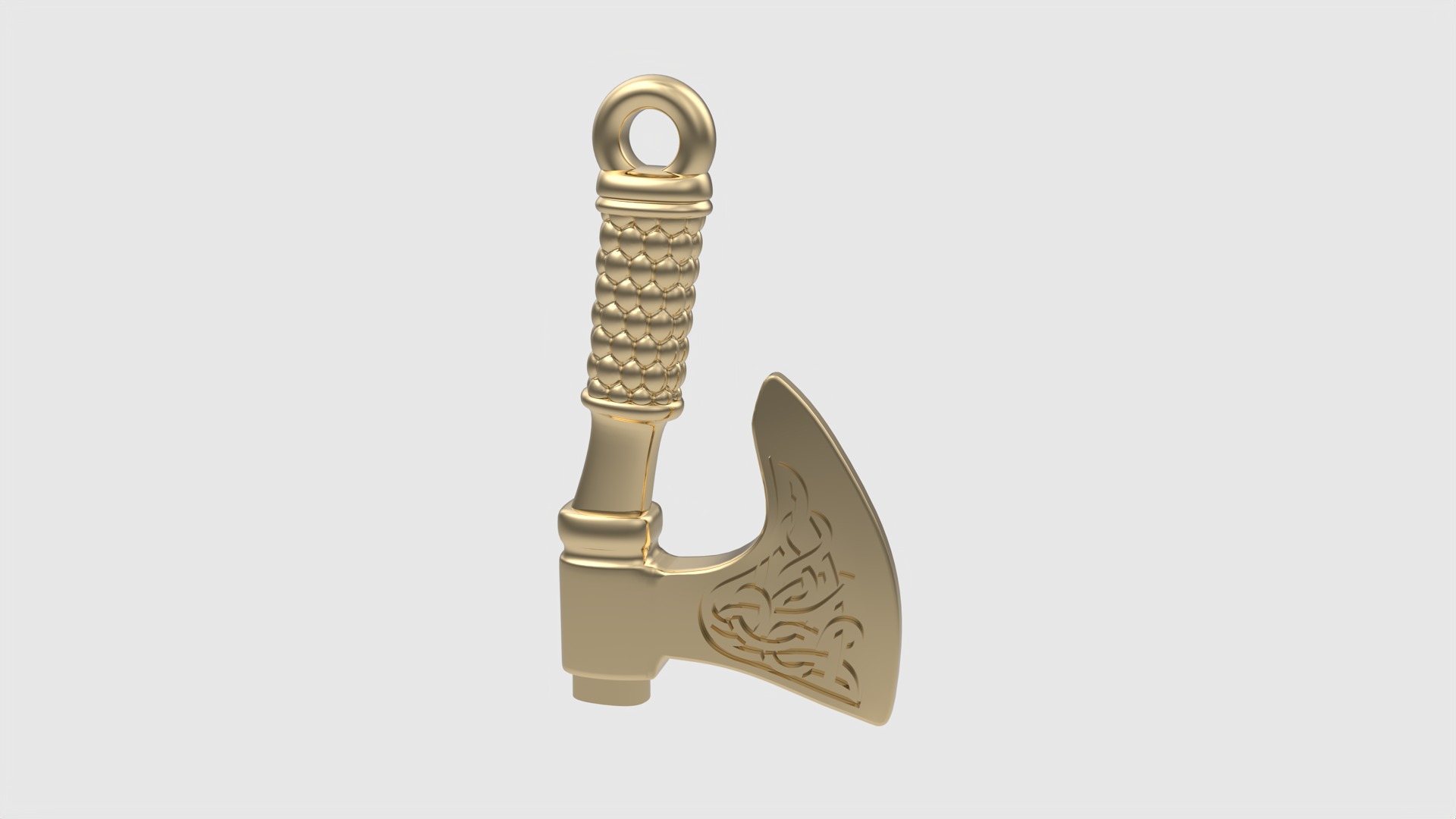 Ancient Slavic Axe Pendant JDBCo Free 3D print model_14