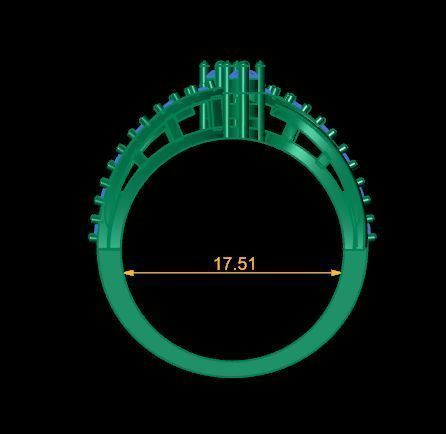  ENGAGEMENT RING 3D print model_17