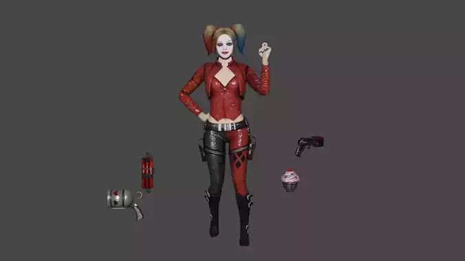 Harley Quinn 3D model
