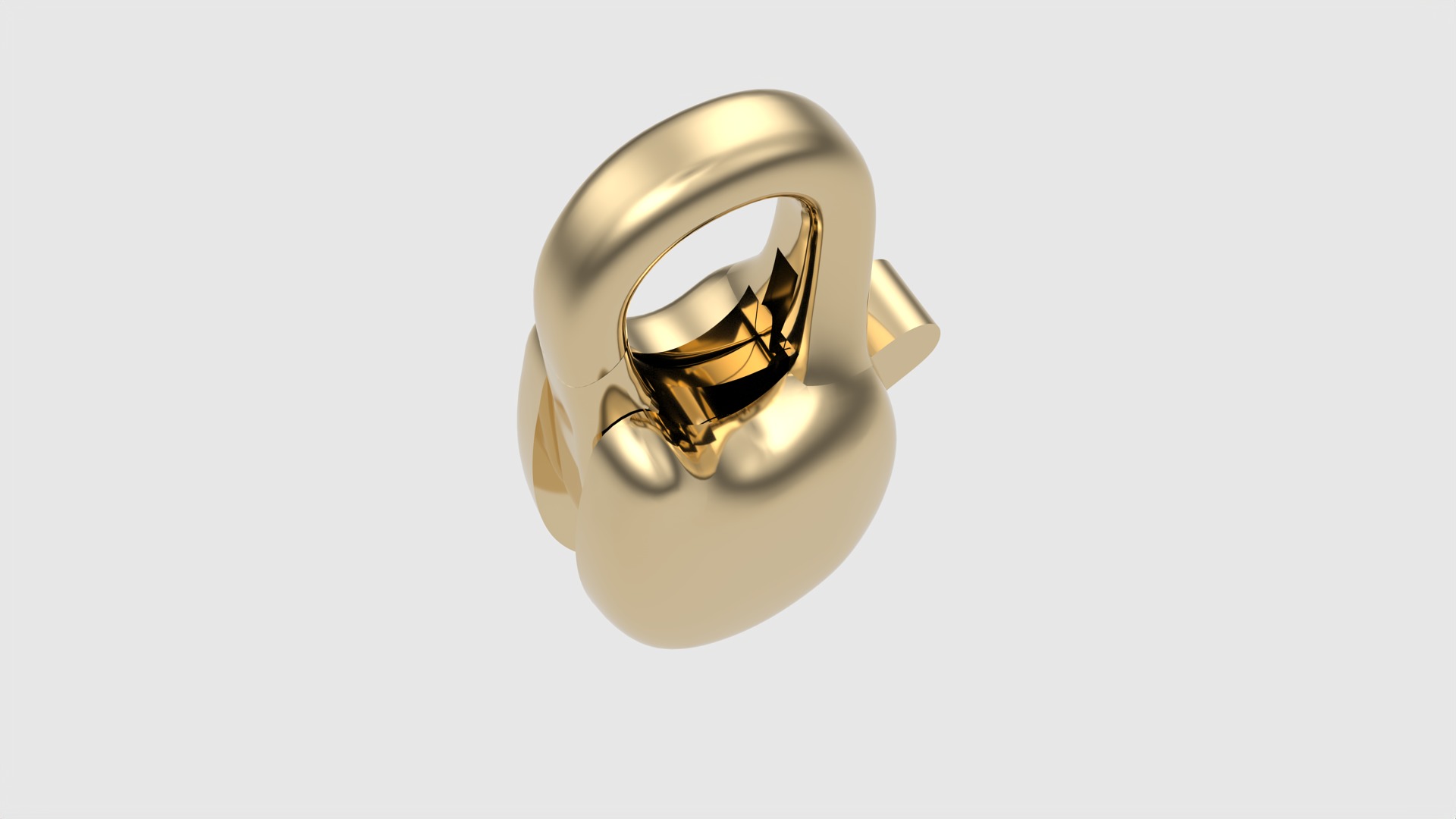 Simple Carabin Jewelry Lock JDBCo 3D print model_17