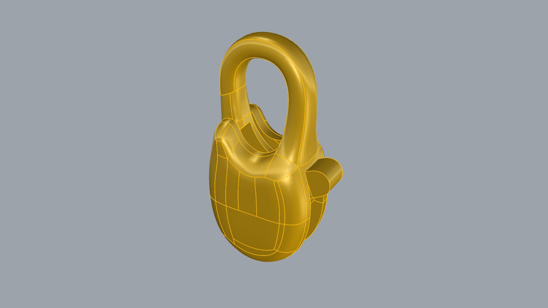 Simple Carabin Jewelry Lock JDBCo 3D print model_6